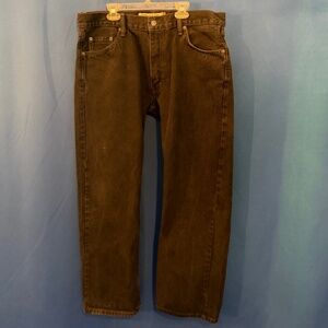 Levis' 505 Jeans Black Mens 36" X 30"